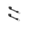 Tie 4 Safe 2" x 10' Lasso Strap w/ O Ring Auto Tie Down Wheel Lift Tow Truck Trailer, 2PK TWS21-510-W9-BLK-C-2 - alternate 1